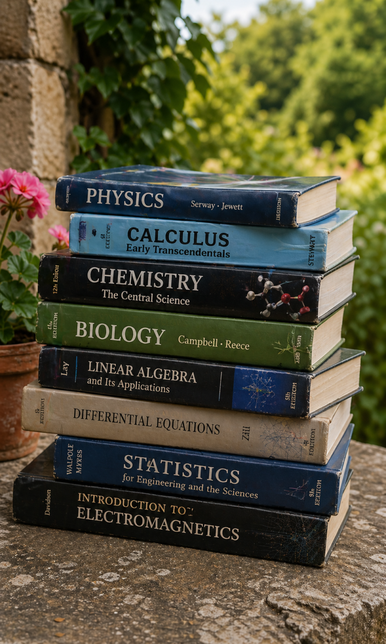stack books