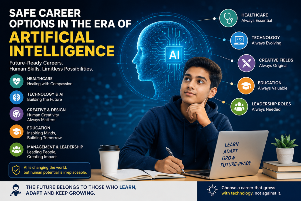 Safe Career Options in the Era of Artificial Intelligence in 2026 Safe Career Options in the era of artificial Intelligence