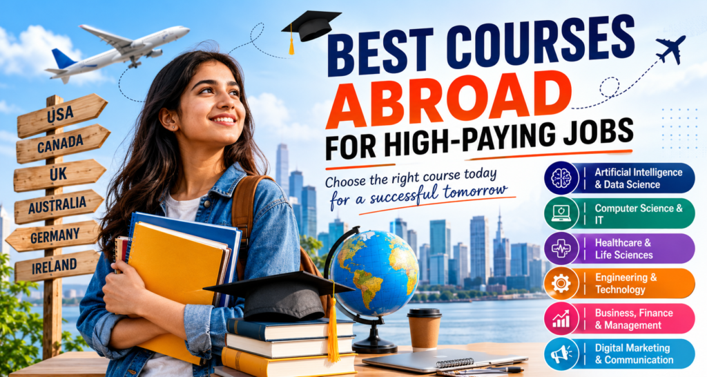 Best Courses Abroad for High-Paying Jobs Best Courses Abroad For High Paying Jobs